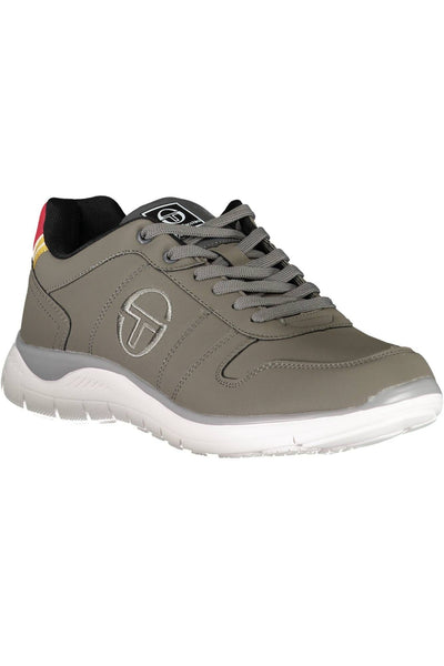 Gray Polyester Sneaker