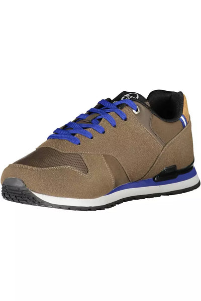 Brown Polyester Sneaker