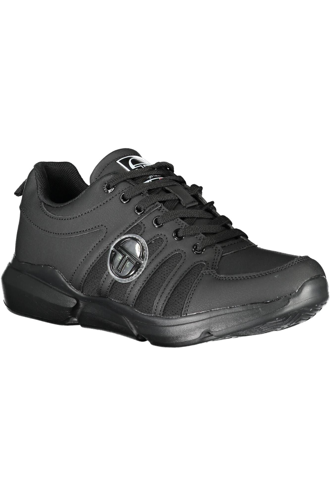 Black Polyester Sneaker