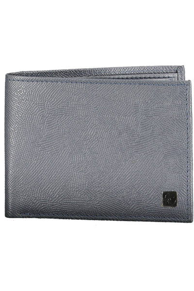 Blue Leather Wallet