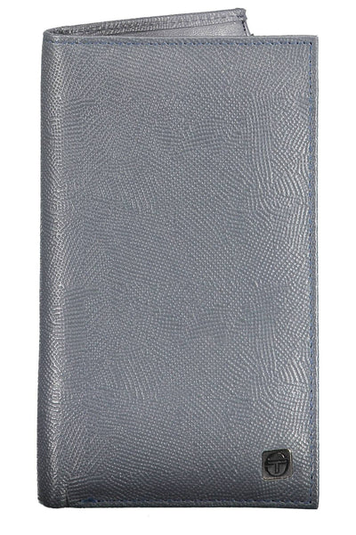 Blue Leather Wallet