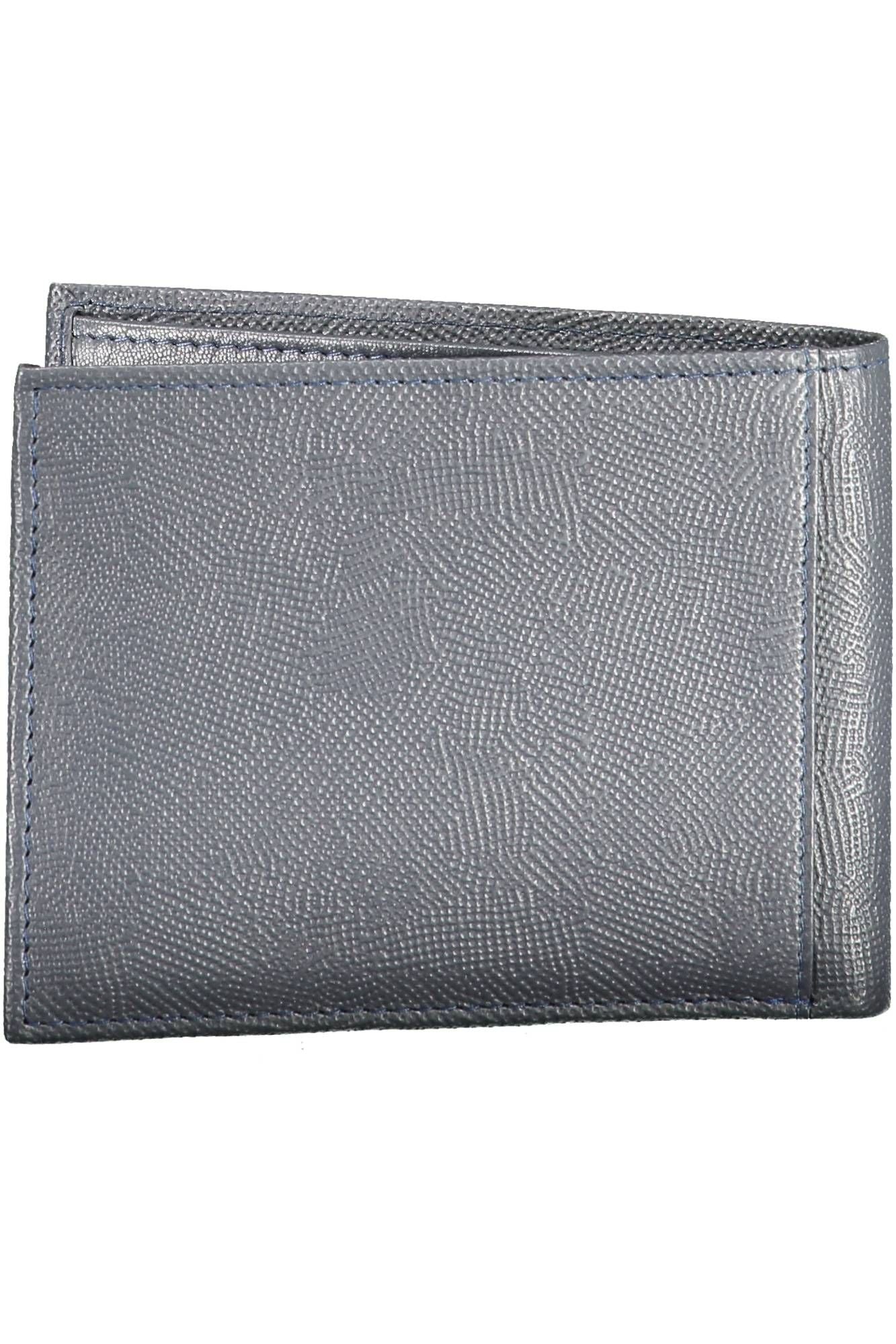 Blue Leather Wallet