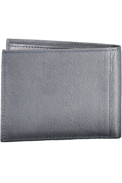 Blue Leather Wallet