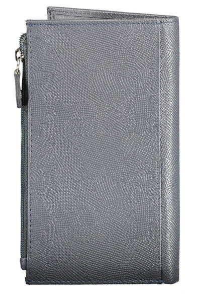 Blue Leather Wallet