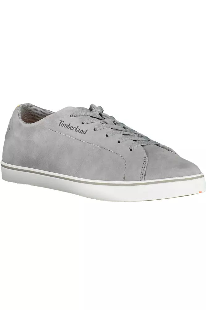 Gray Leather Sneaker