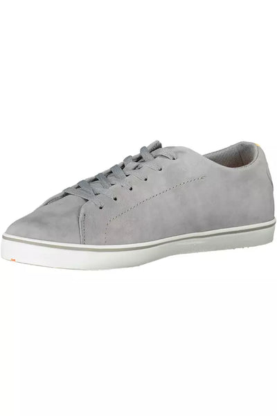 Gray Leather Sneaker