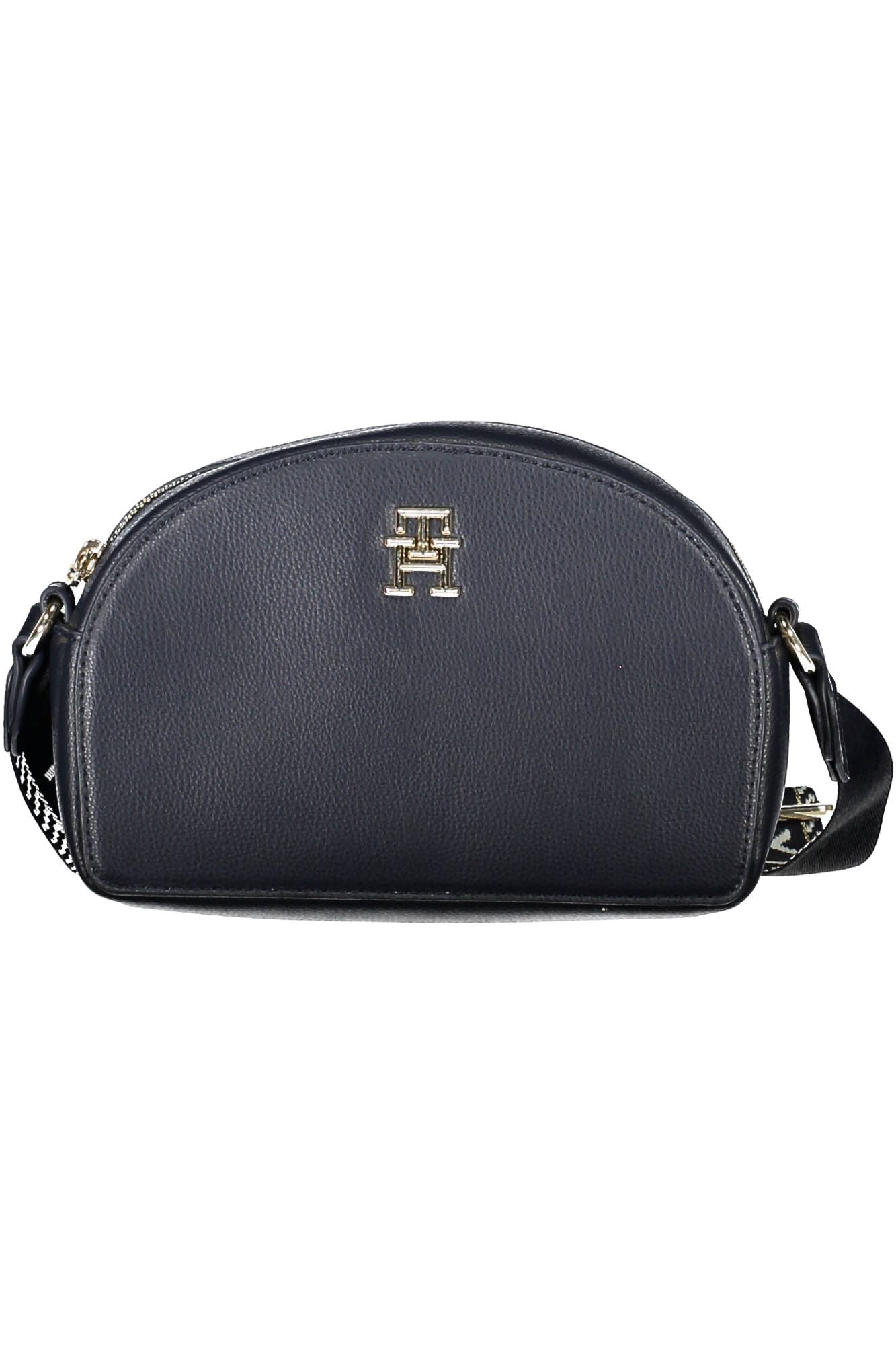 Blue Polyester Handbag