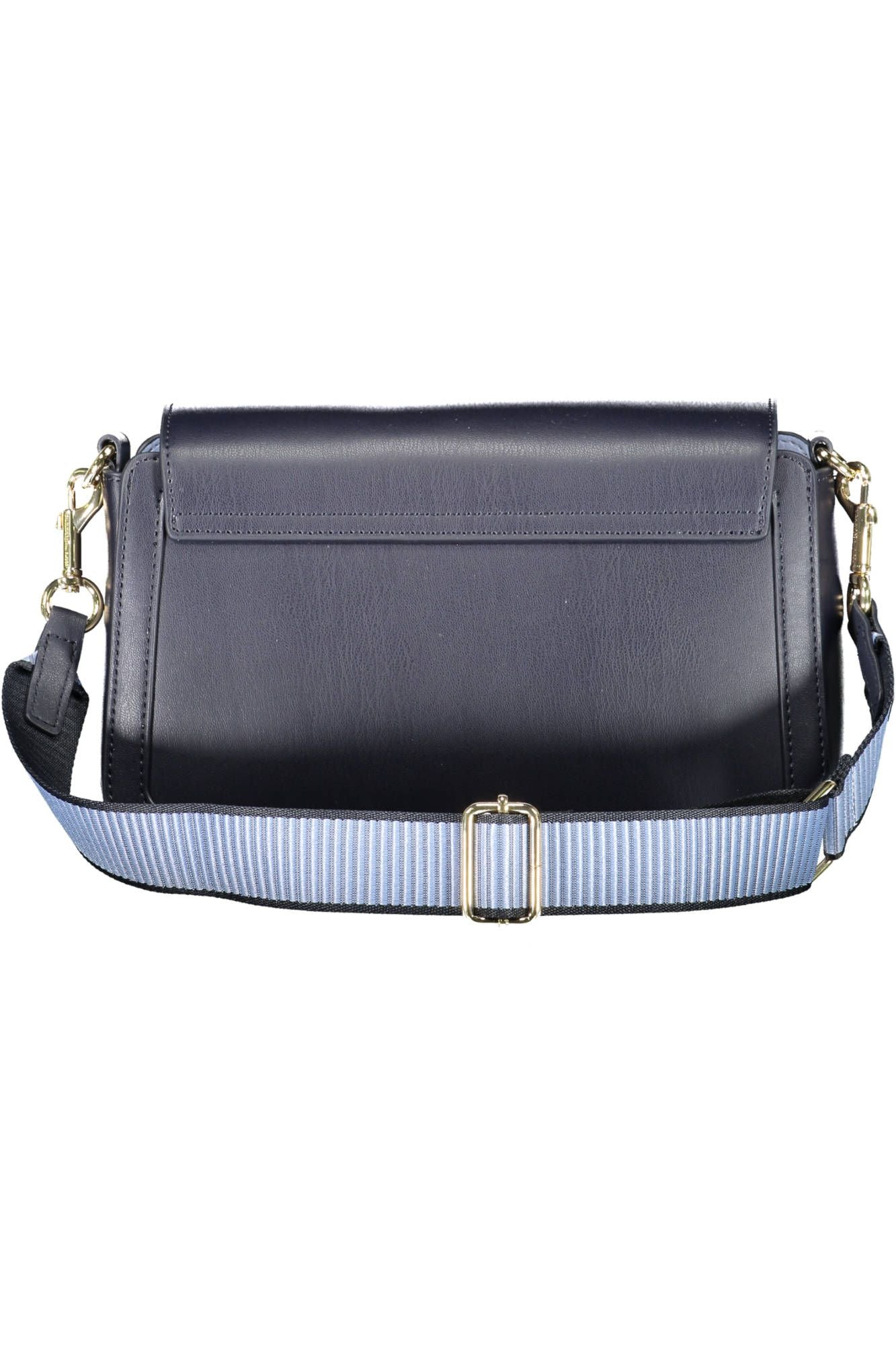 Blue Polyurethane Handbag