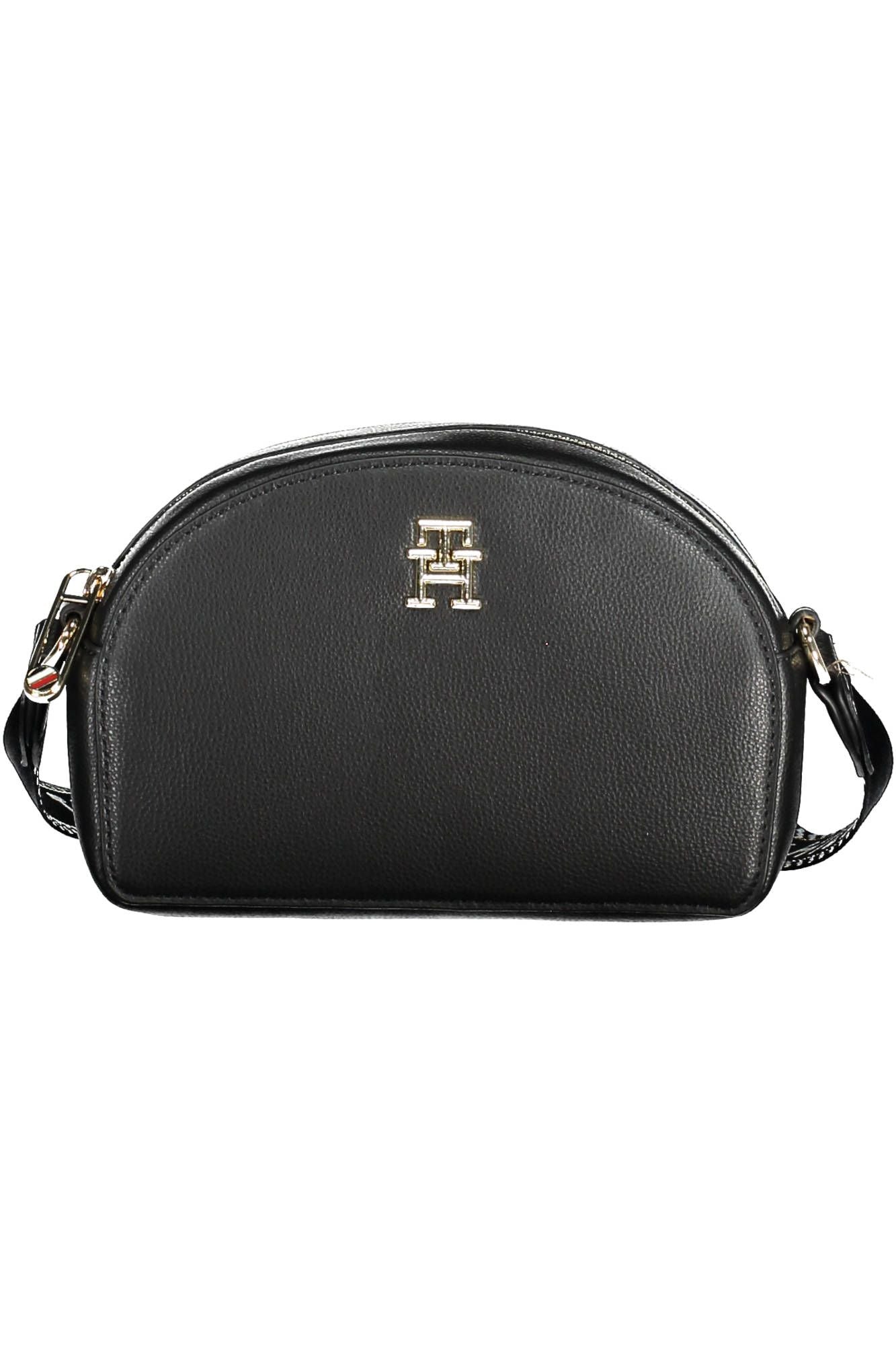 Black Polyester Handbag