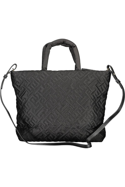 Black Polyester Handbag