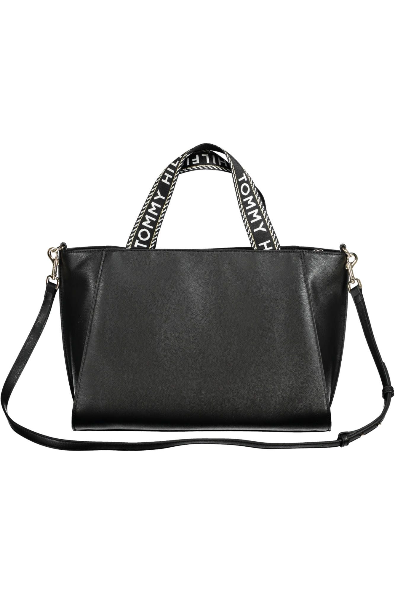 Black Polyester Handbag