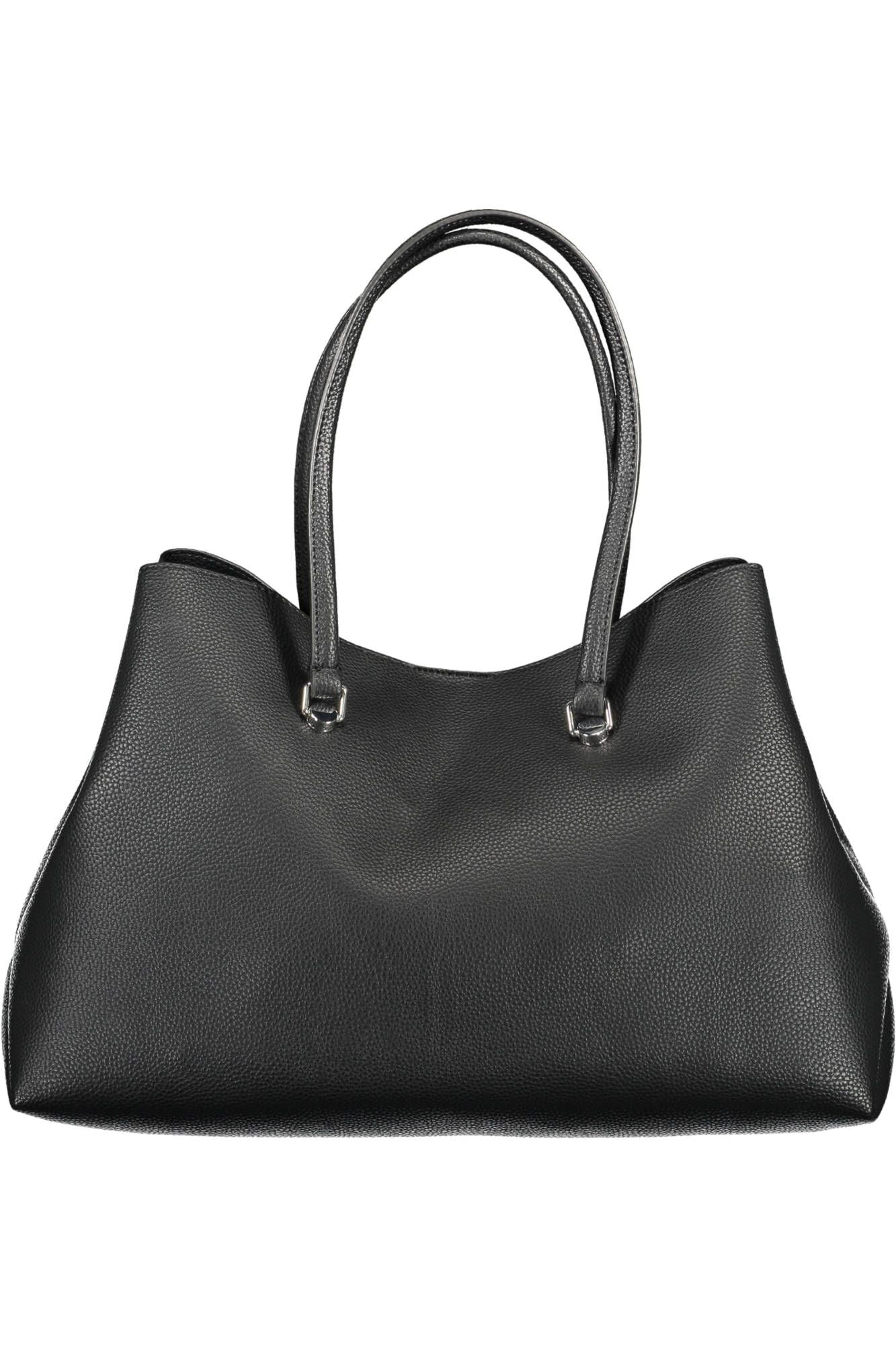 Black Polyester Handbag