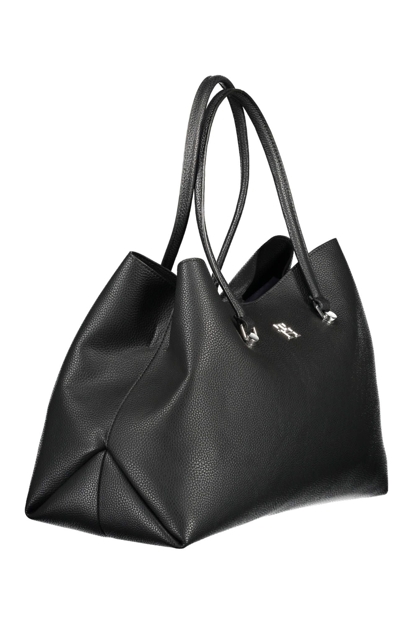 Black Polyester Handbag