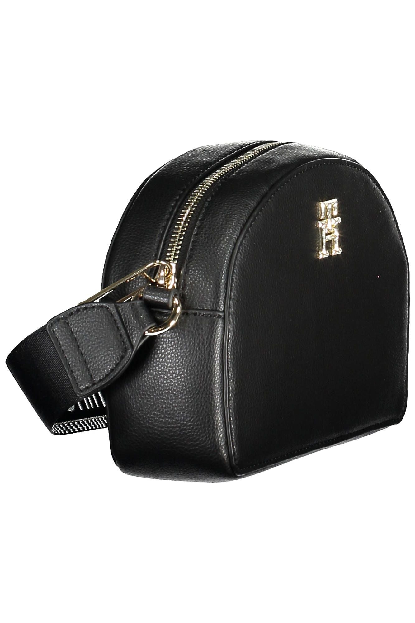 Black Polyester Handbag