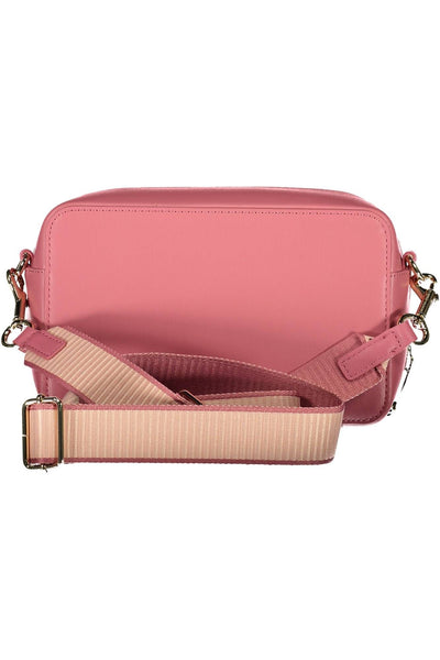 Pink Polyurethane Handbag