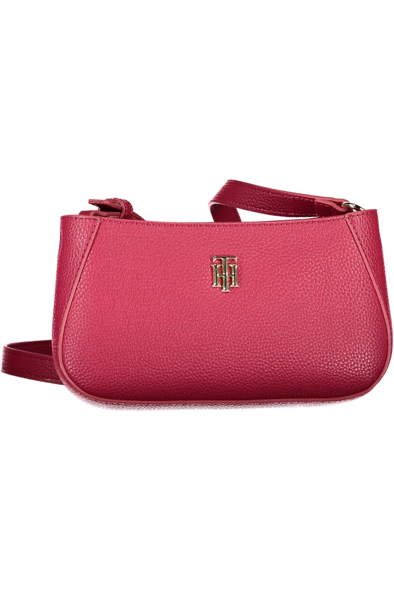 Red Polyurethane Handbag