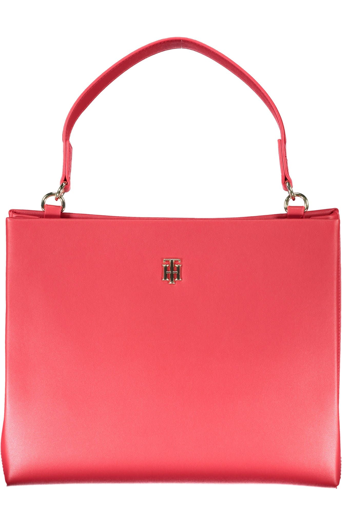 Red Polyurethane Handbag