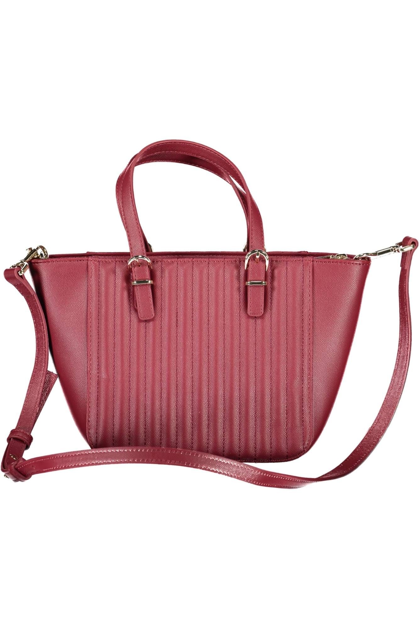 Red Polyurethane Handbag