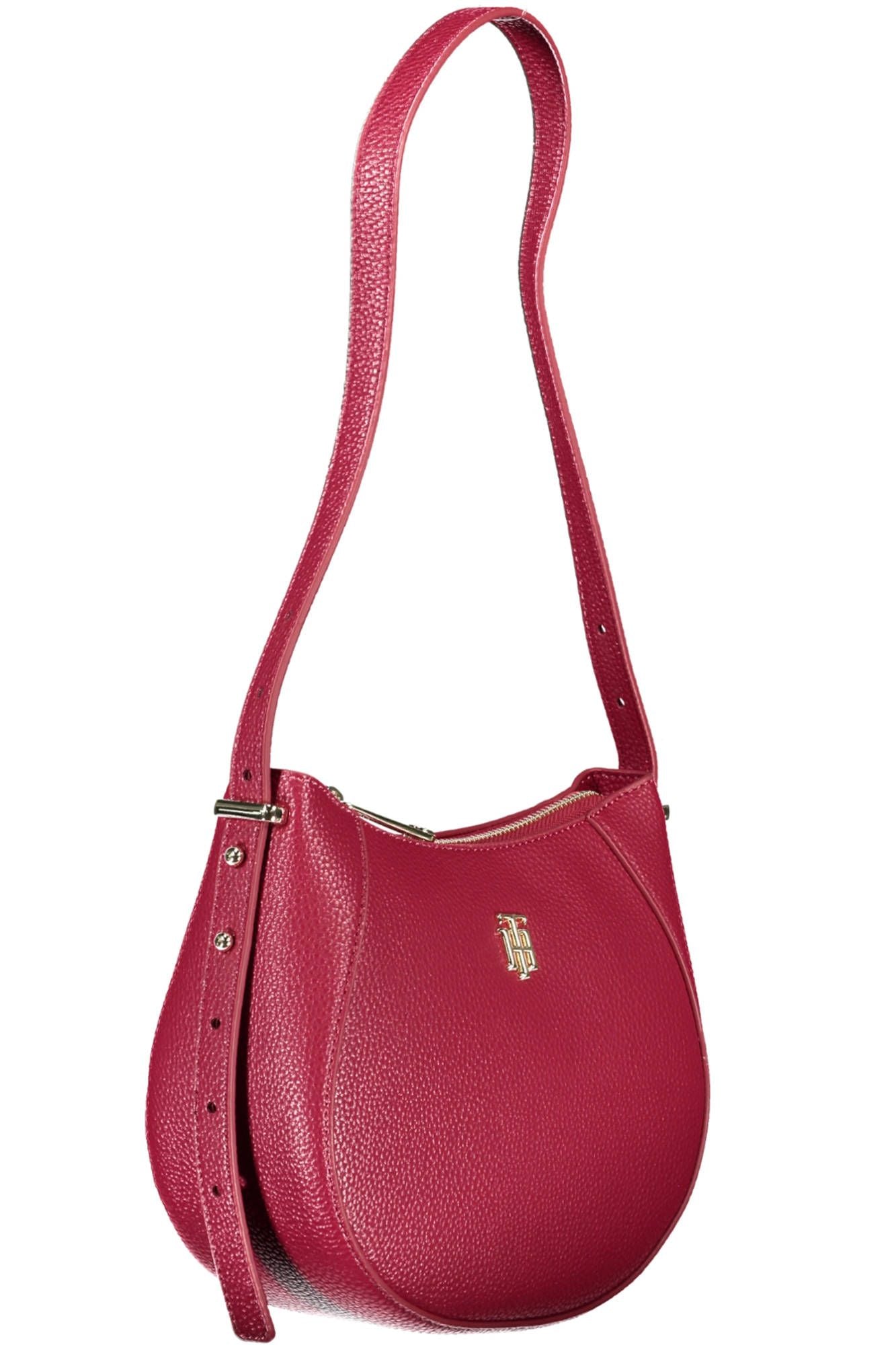 Red Polyurethane Handbag