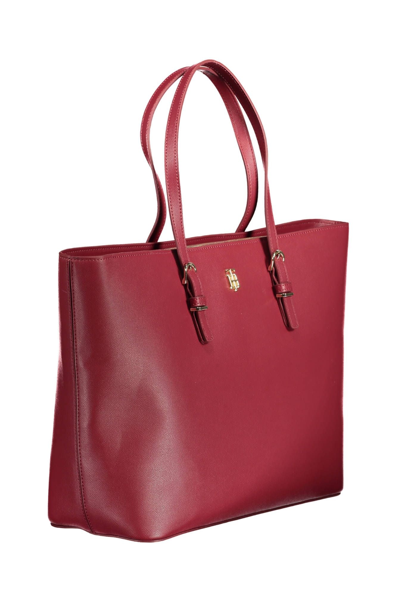 Red Polyurethane Handbag