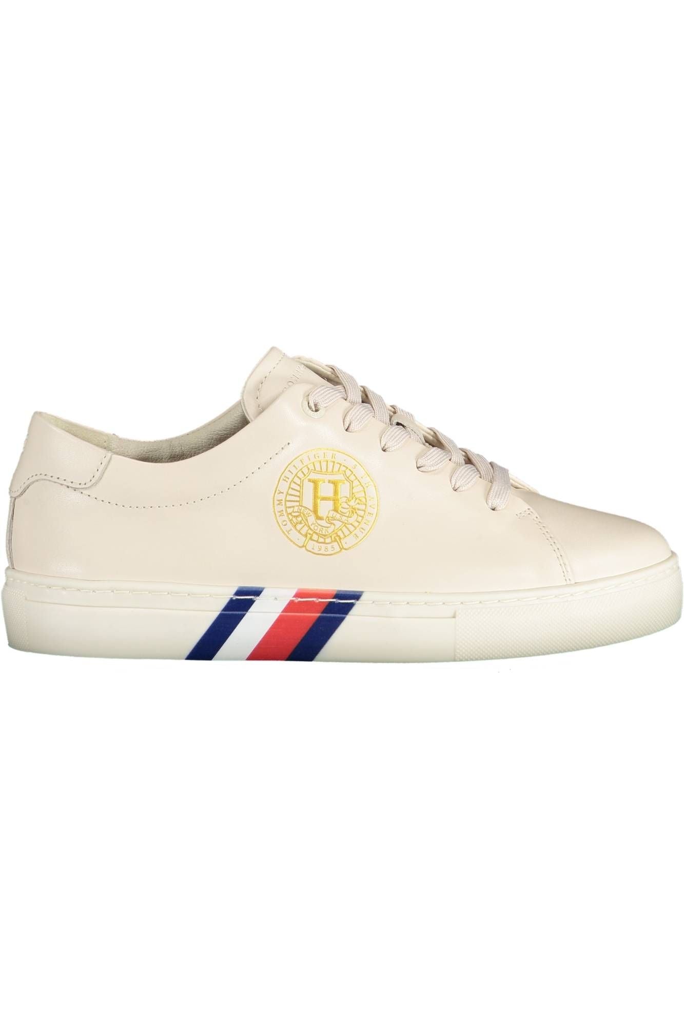 Beige Polyester Sneaker