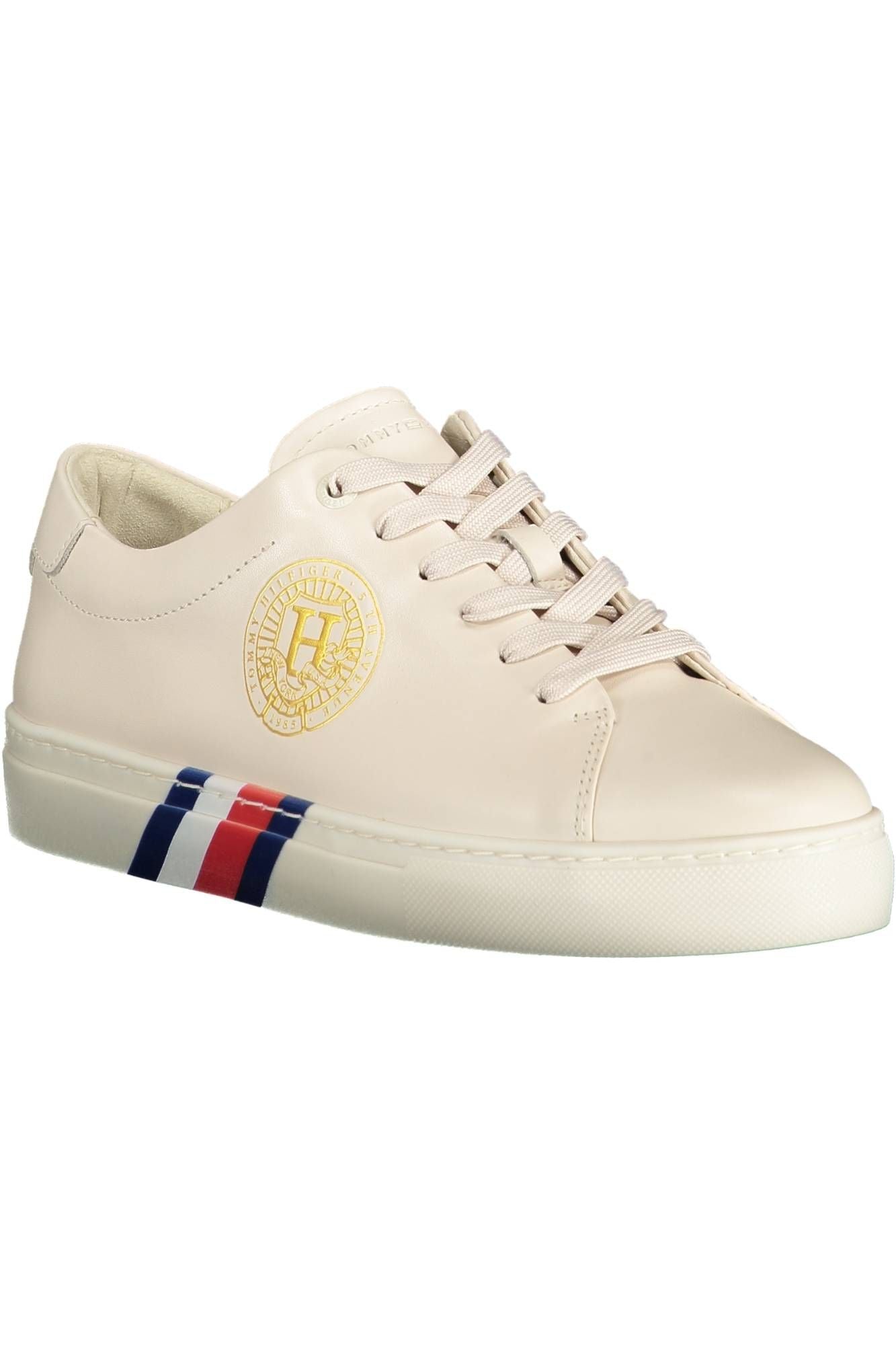 Beige Polyester Sneaker