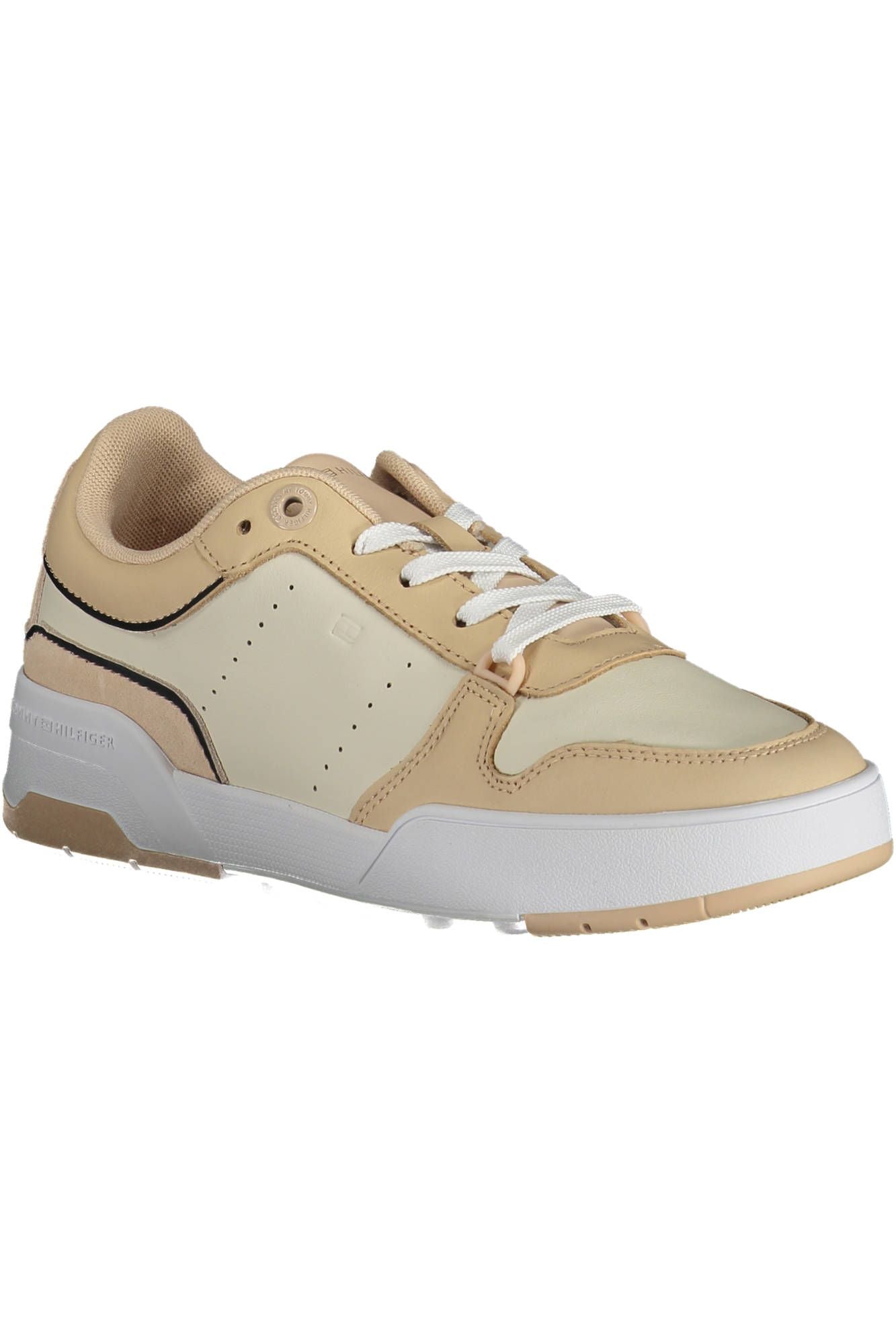 Beige Polyester Sneaker