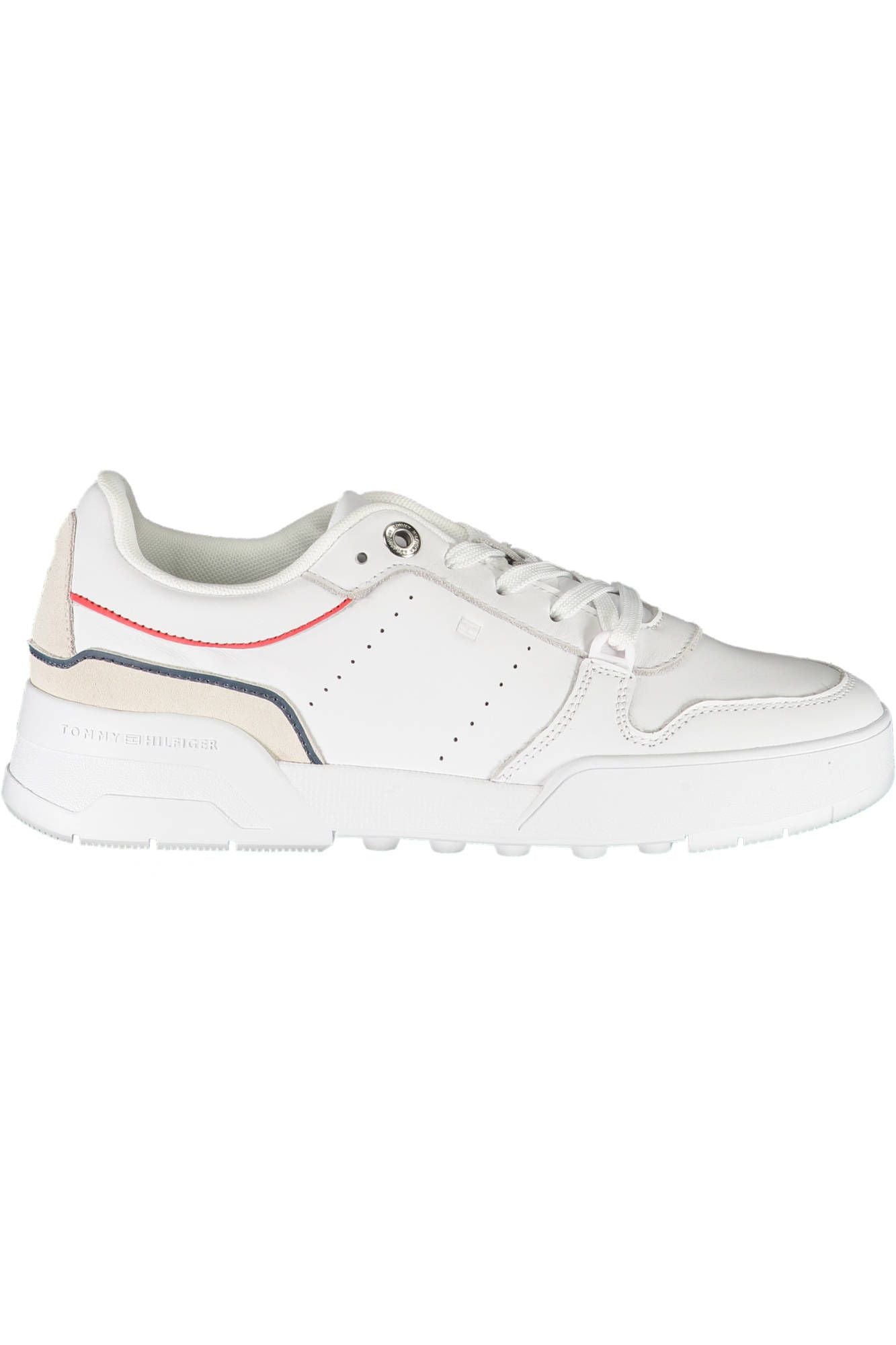 White Polyester Sneaker