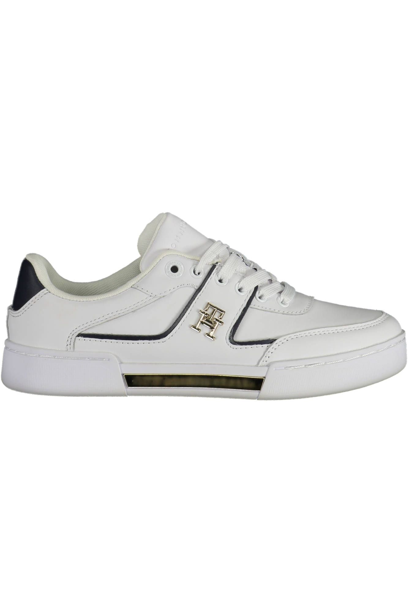 White Polyester Sneaker