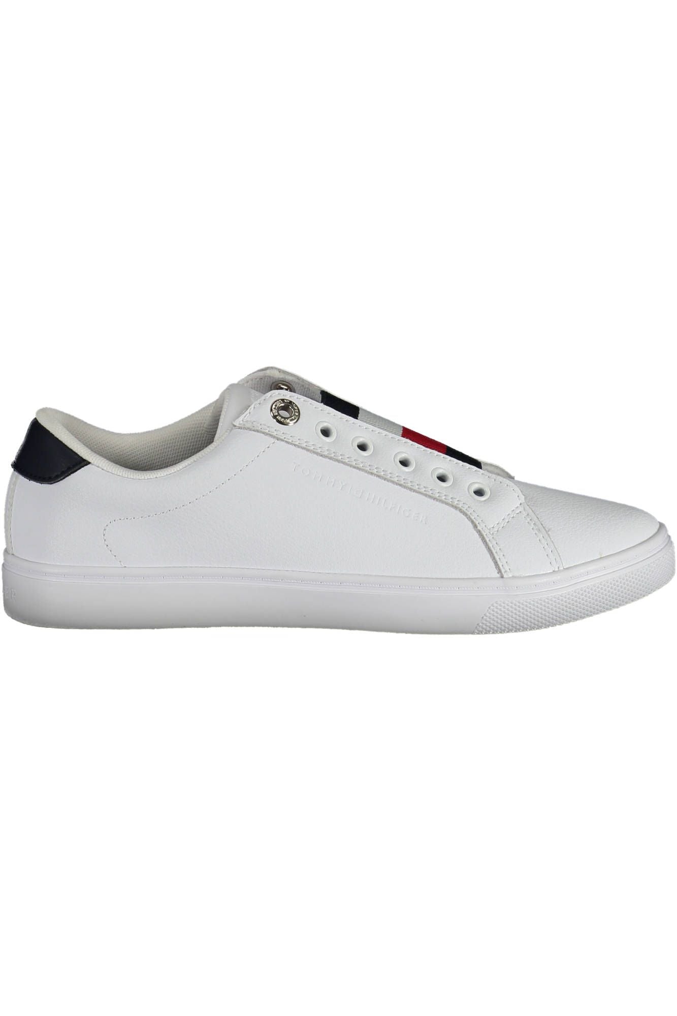 White Polyester Sneaker