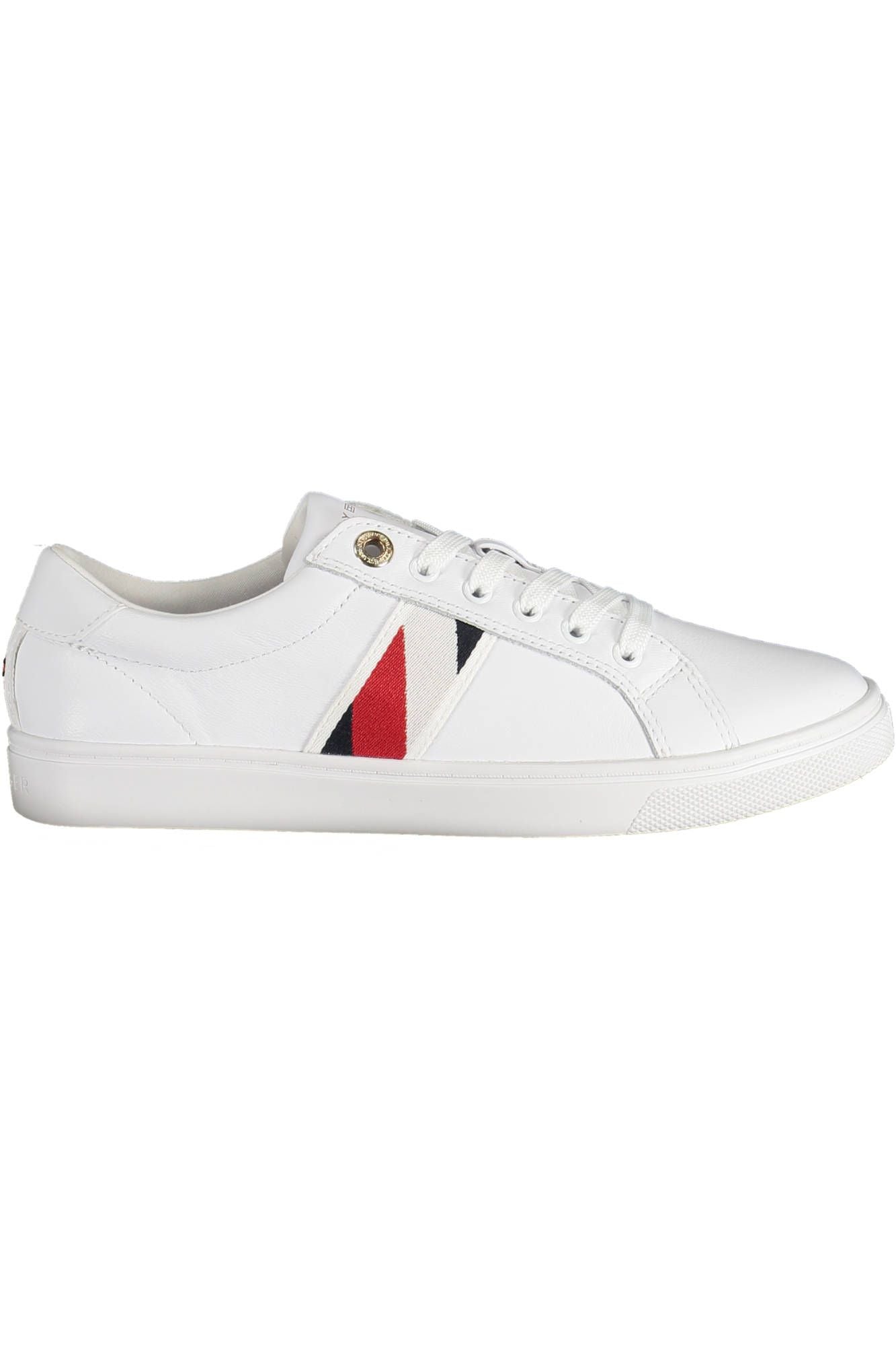 White Polyester Sneaker