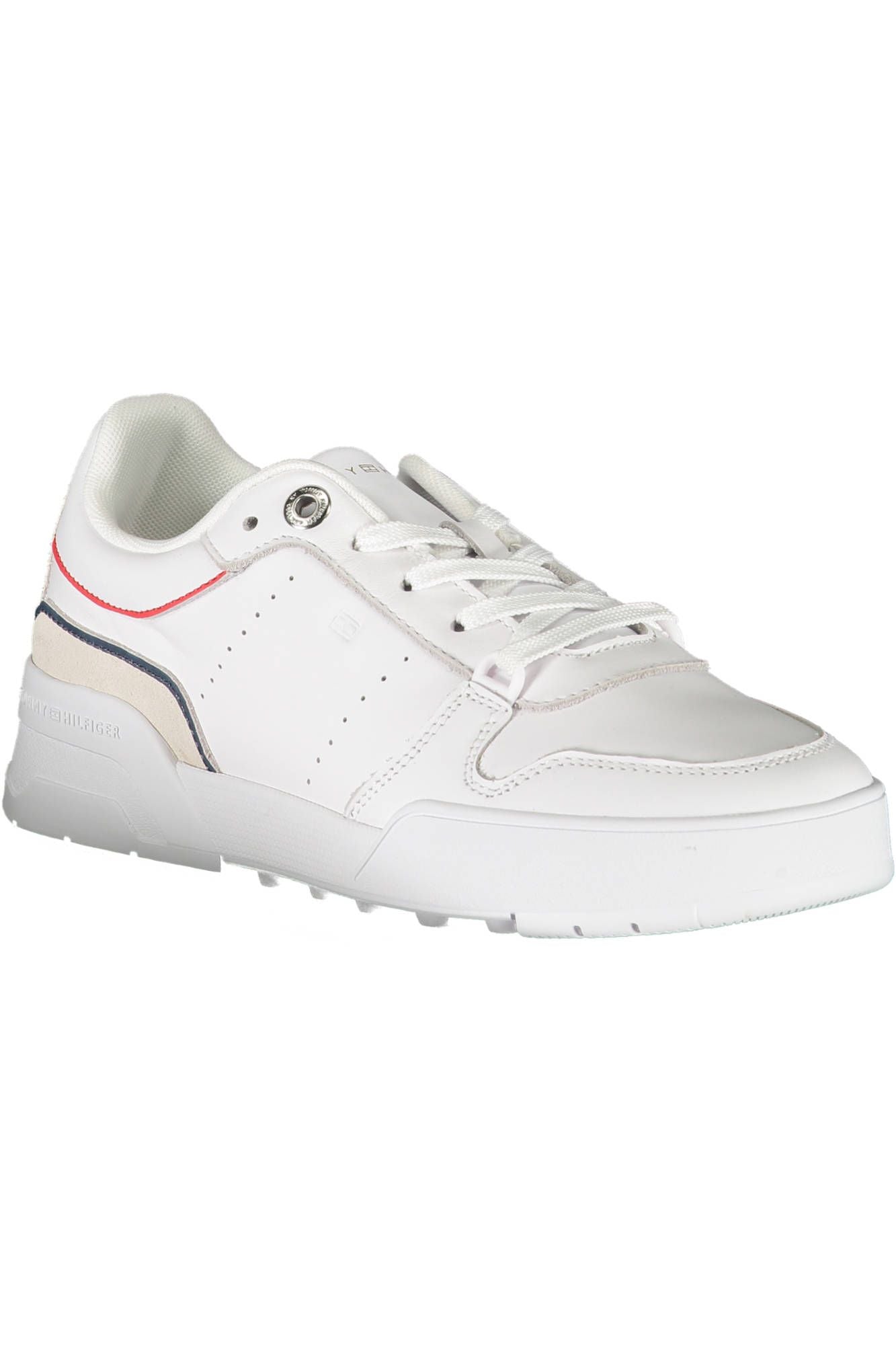 White Polyester Sneaker