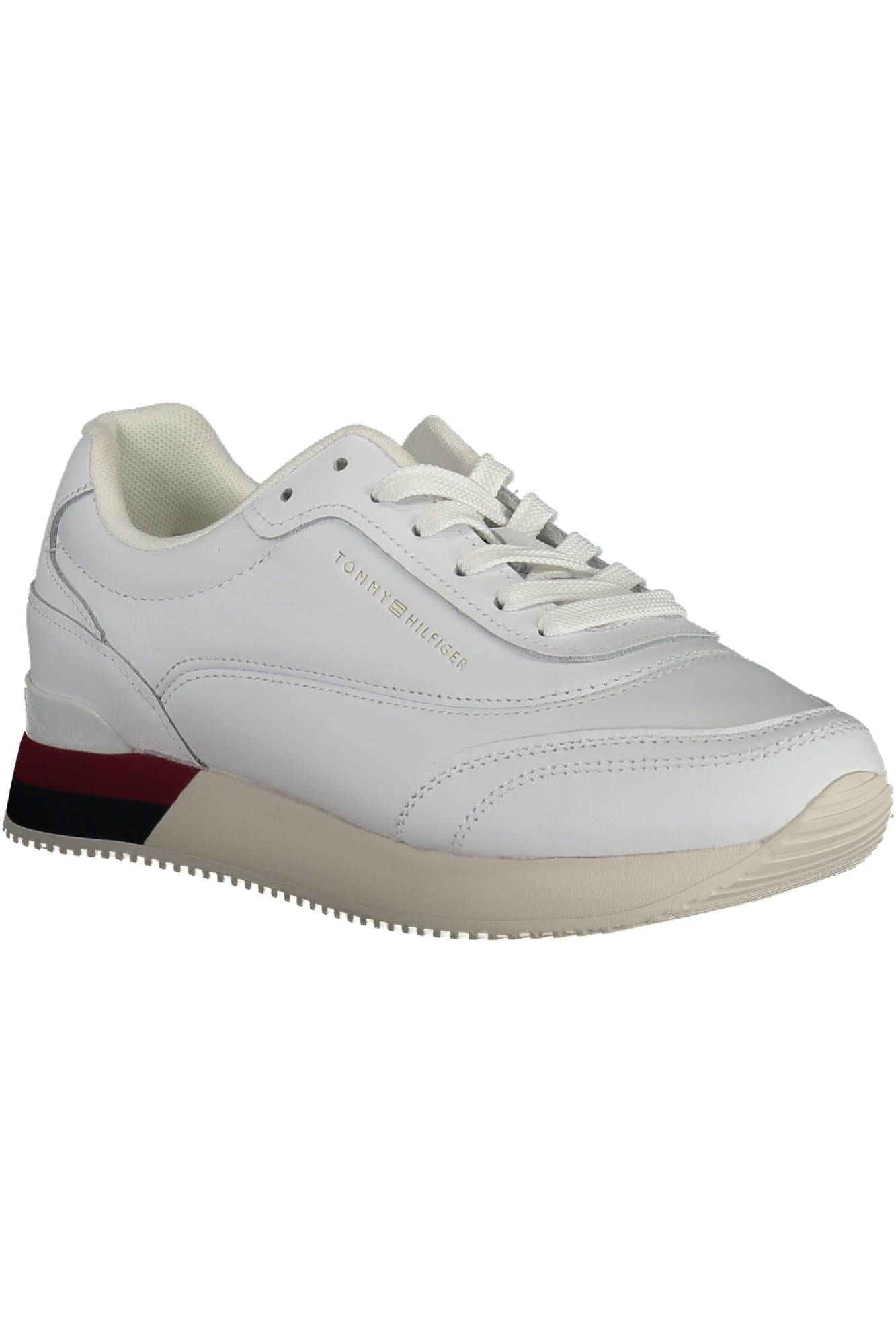 White Polyester Sneaker