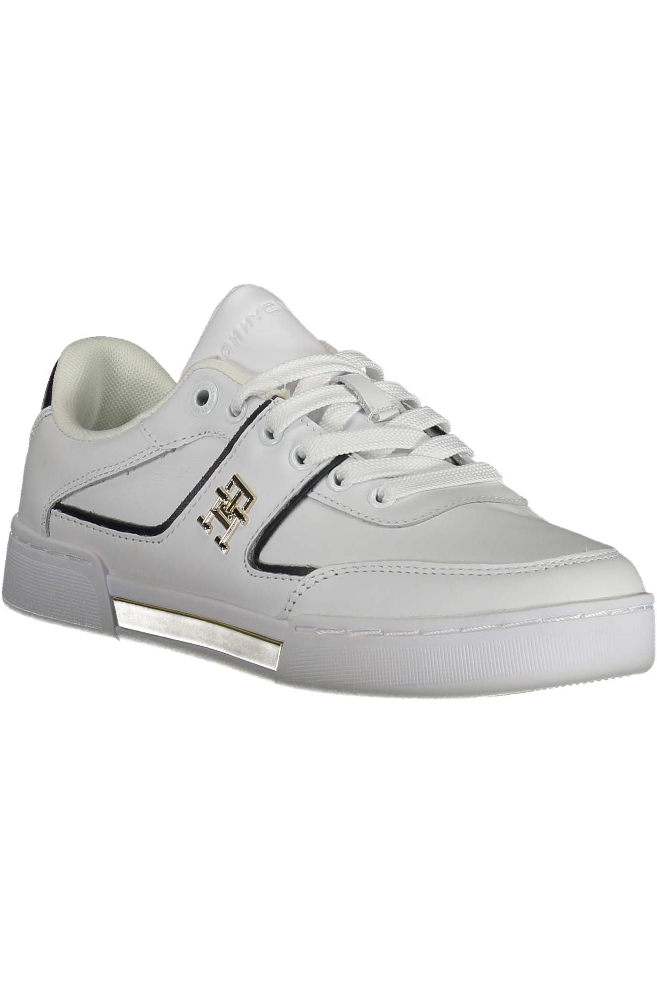 White Polyester Sneaker