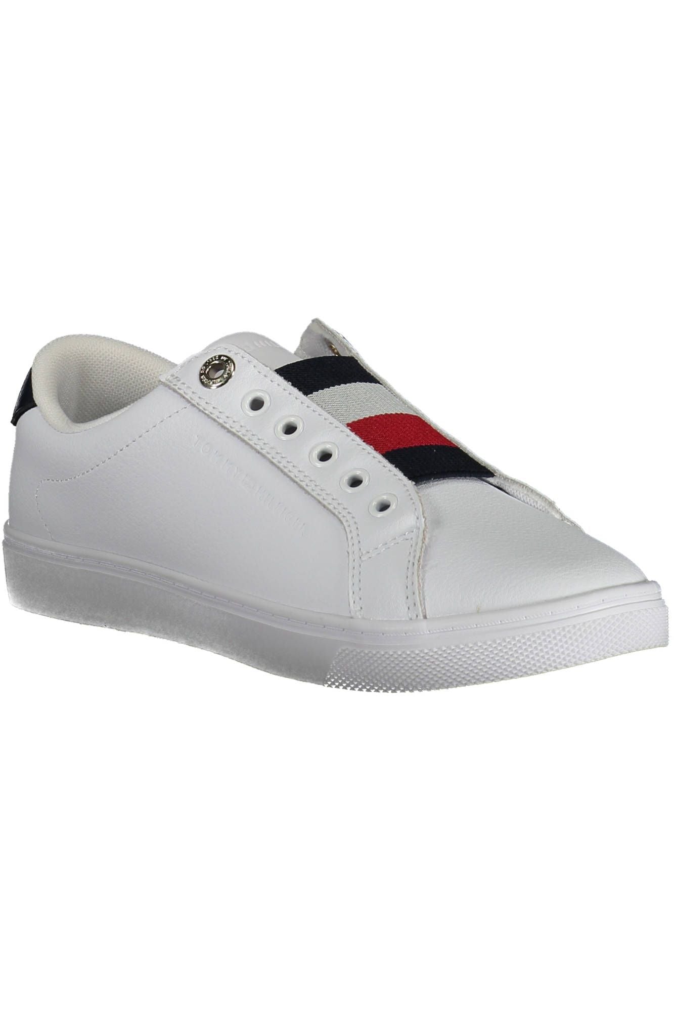 White Polyester Sneaker