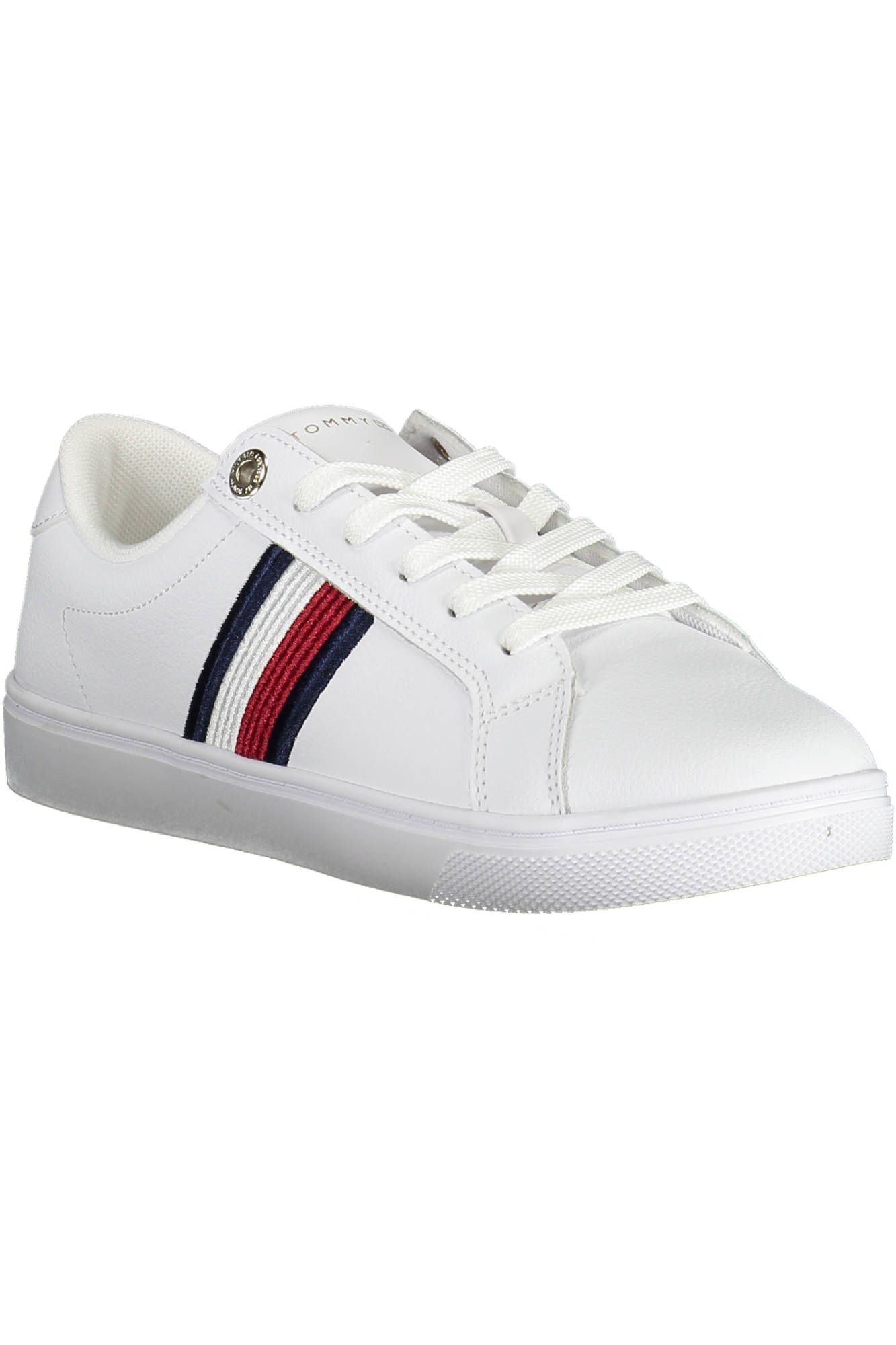 White Polyester Sneaker