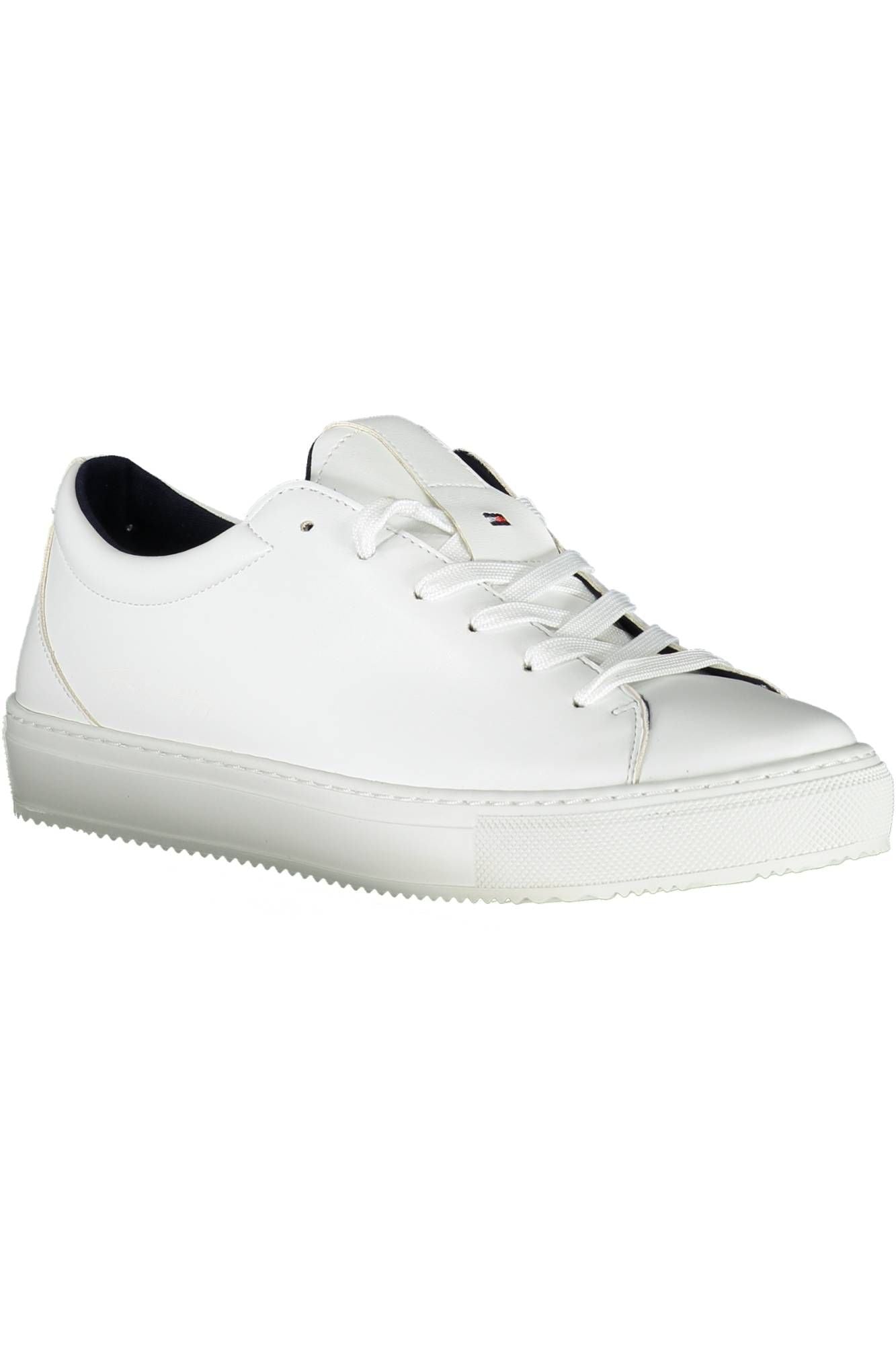 White Synthetic Sneaker