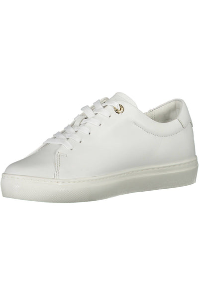 White Polyester Sneaker