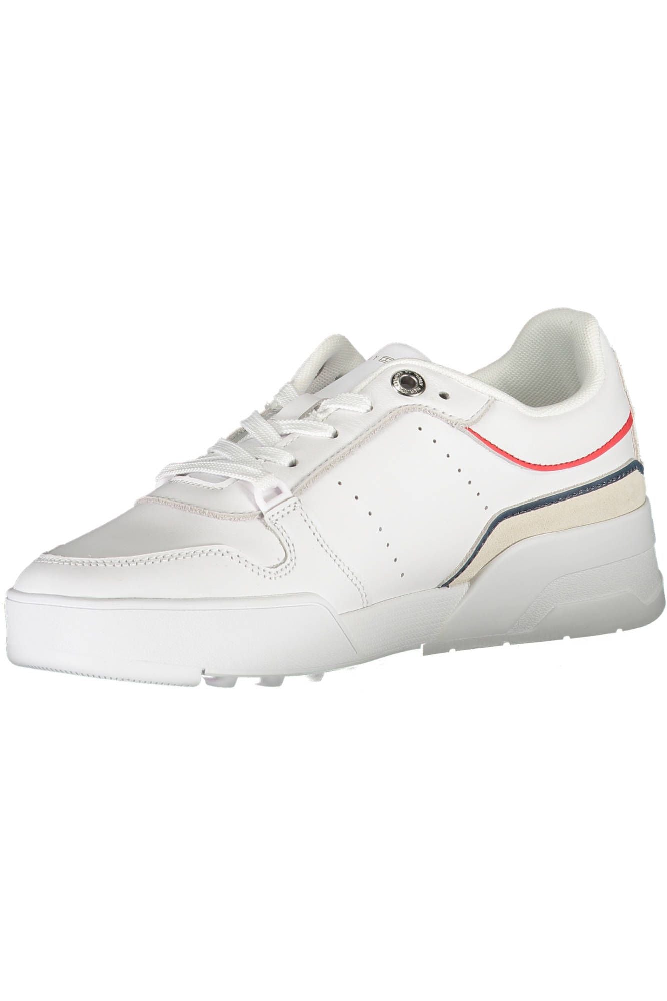 White Polyester Sneaker