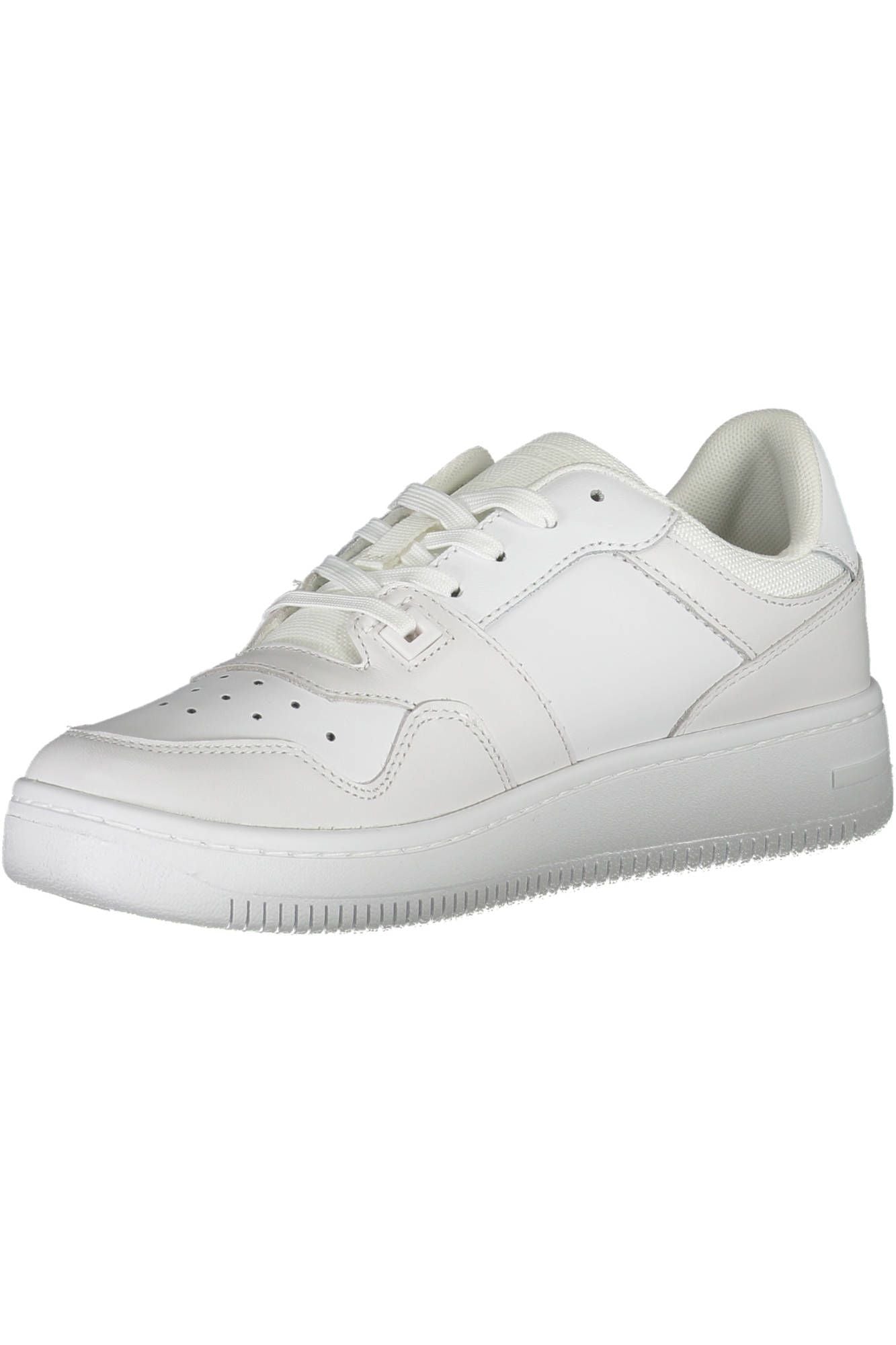 White Polyester Sneaker