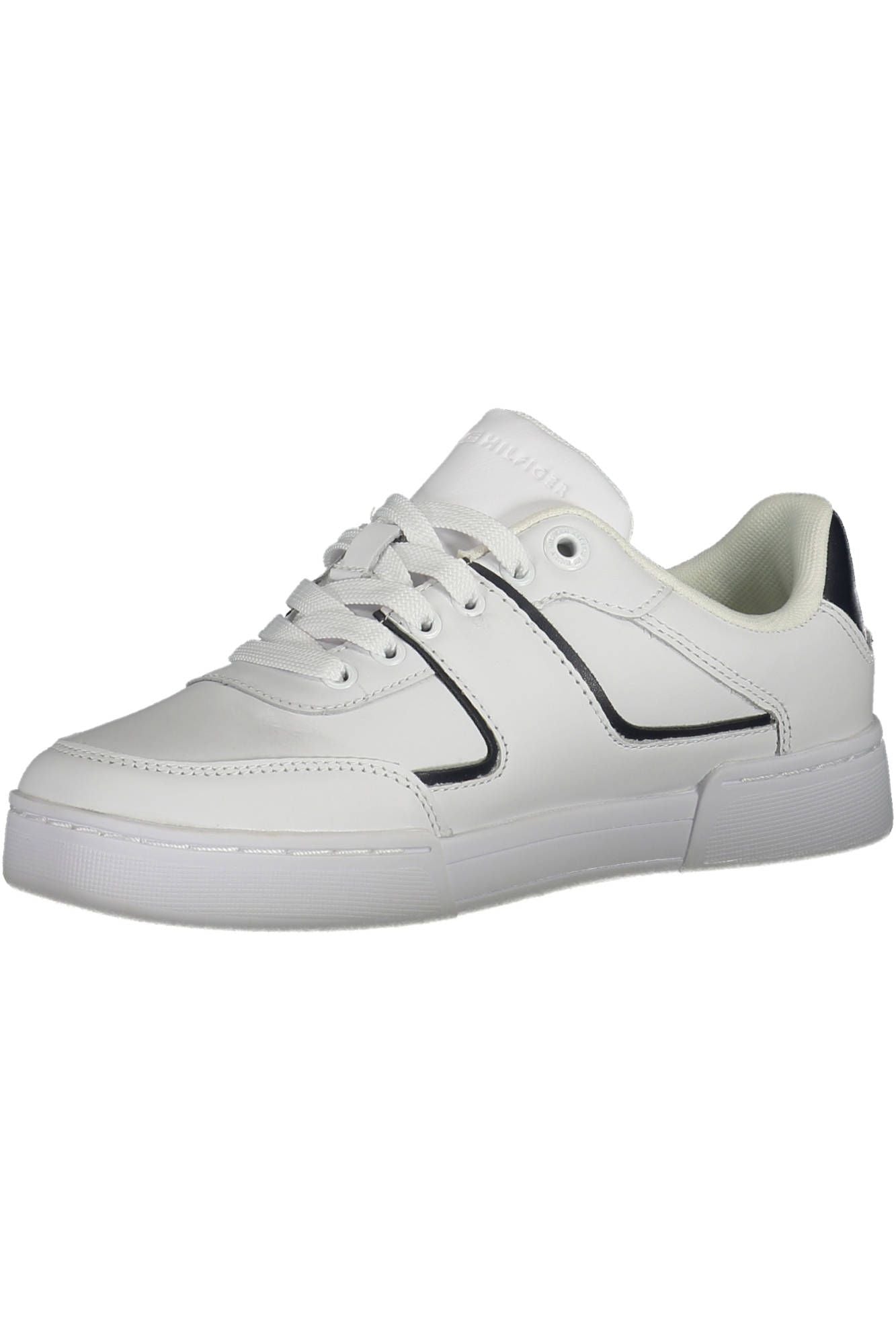 White Polyester Sneaker