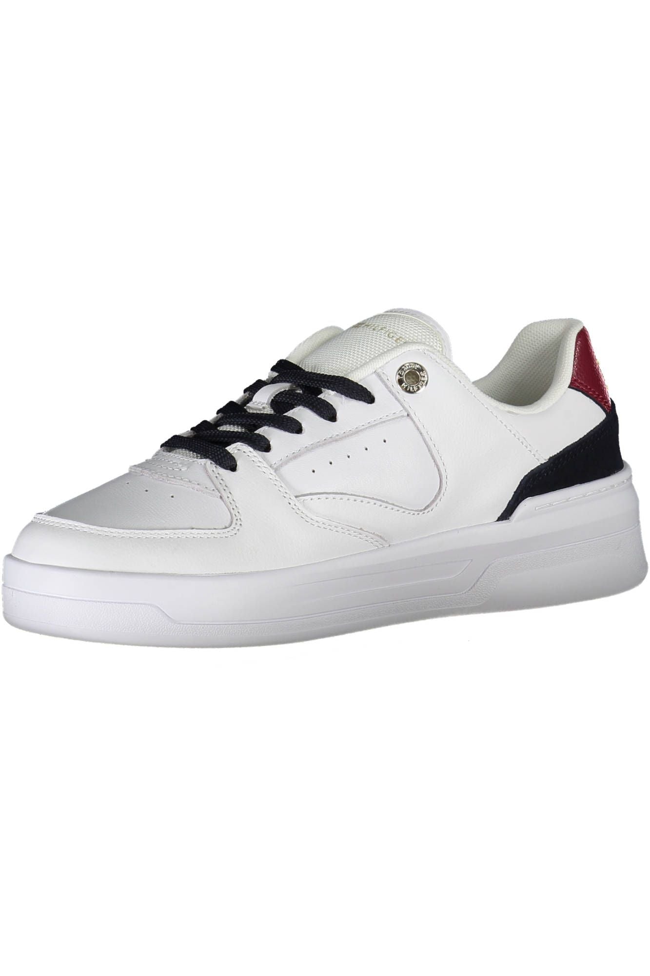 White Polyester Sneaker