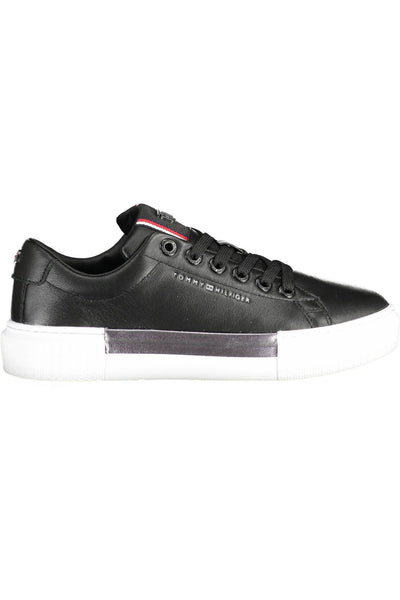 Black Cotton Sneaker