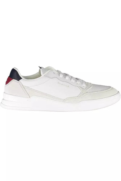 White Polyester Sneaker