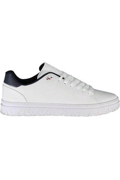 White Polyester Sneaker