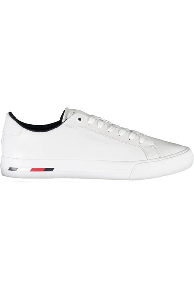 White Polyester Sneaker