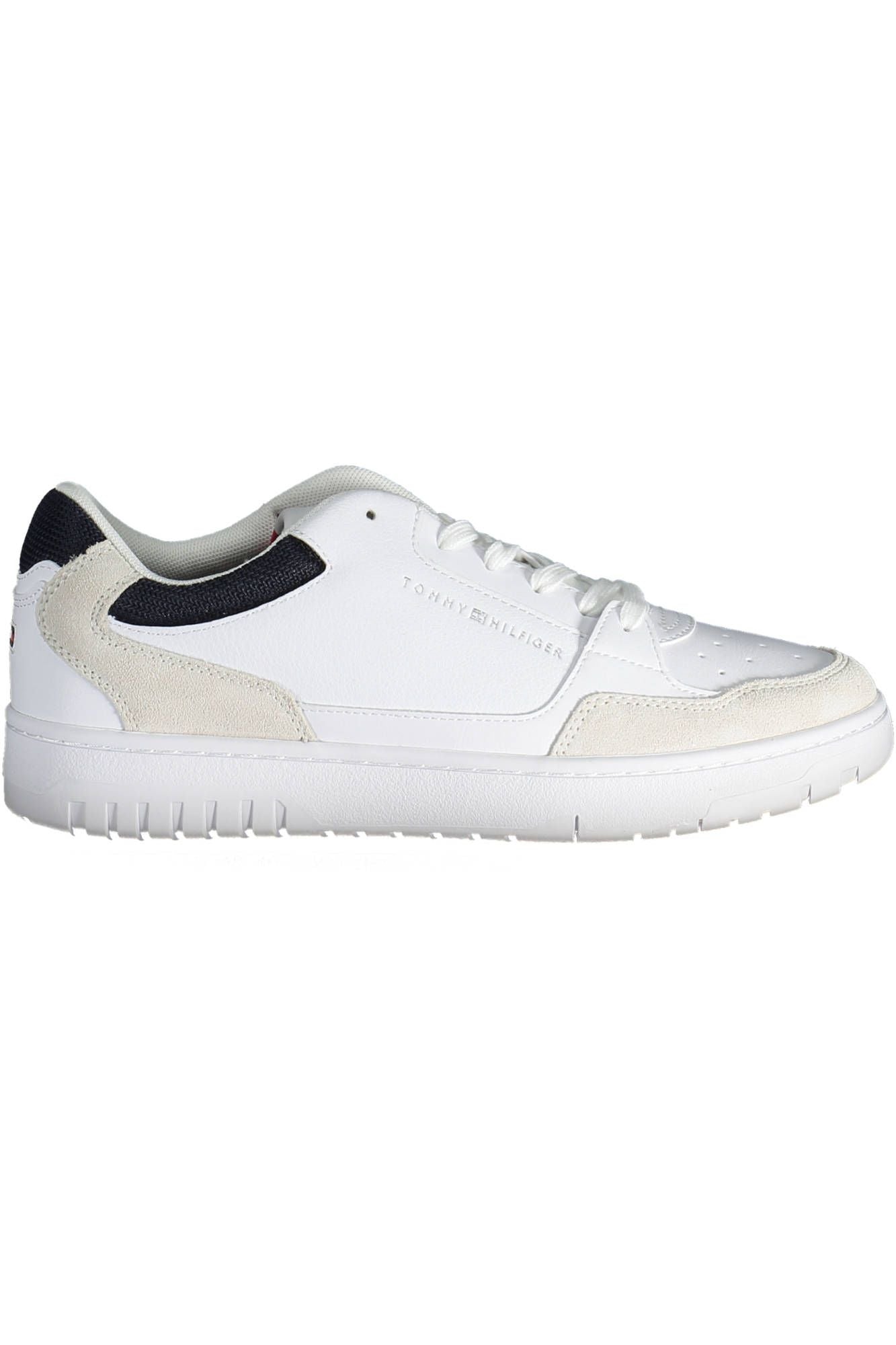 White Polyester Sneaker