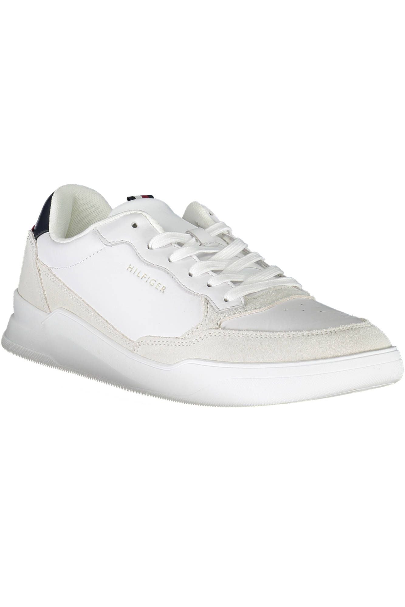 White Polyester Sneaker