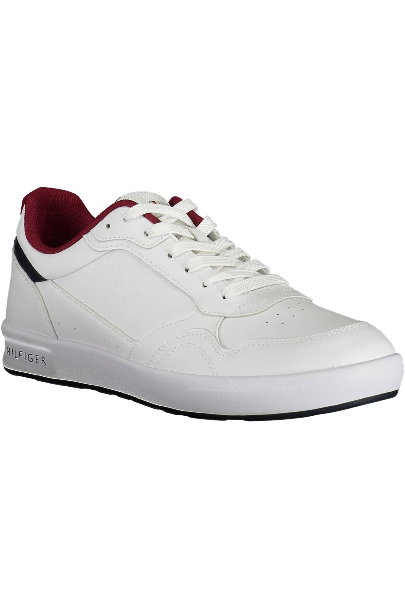 White Polyester Sneaker