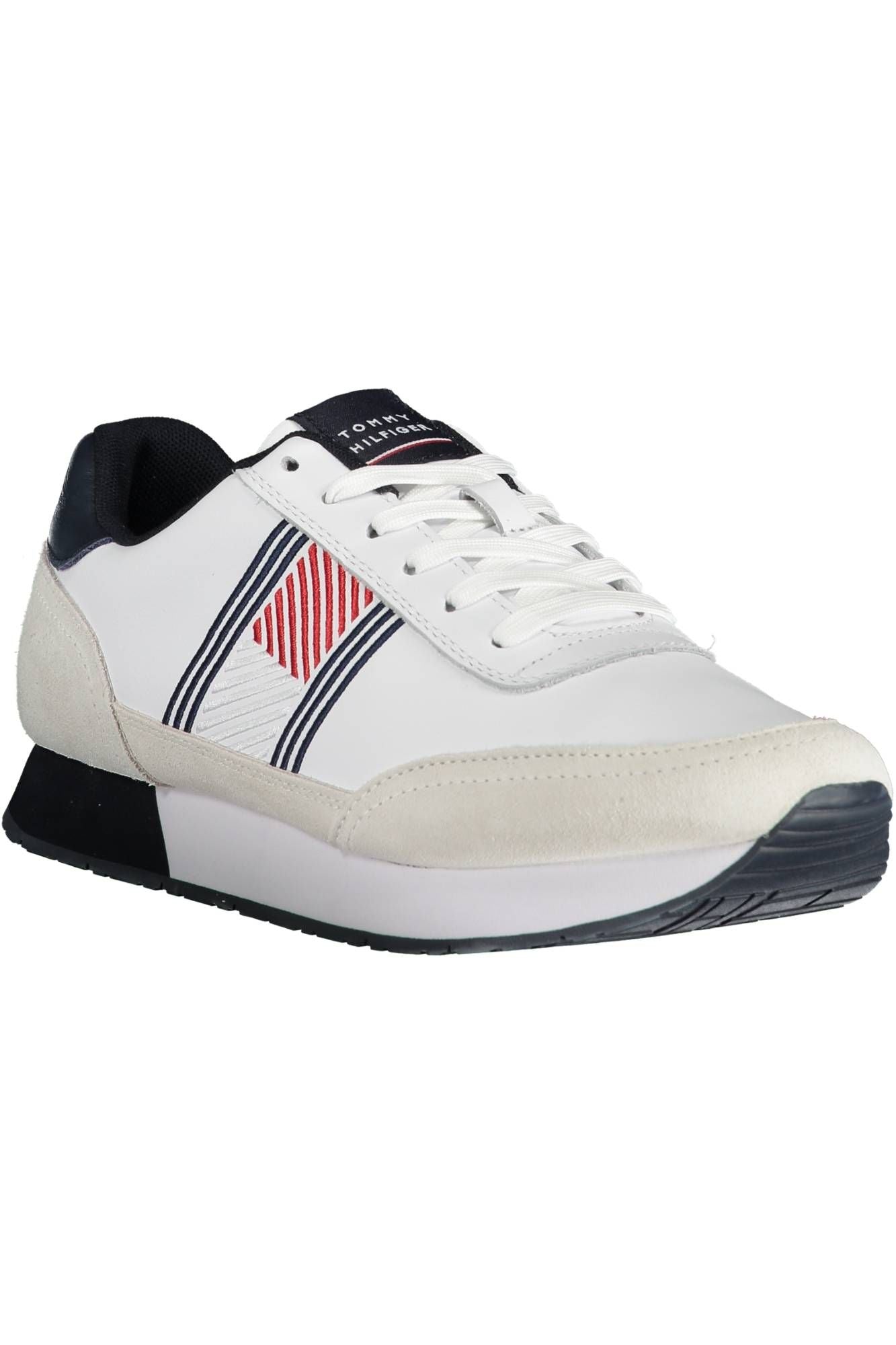 White Polyester Sneaker